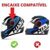 Viseira Cristal Incolor Capacete Mixs Mx5 / Fokker 2.2mm Original - Cristal