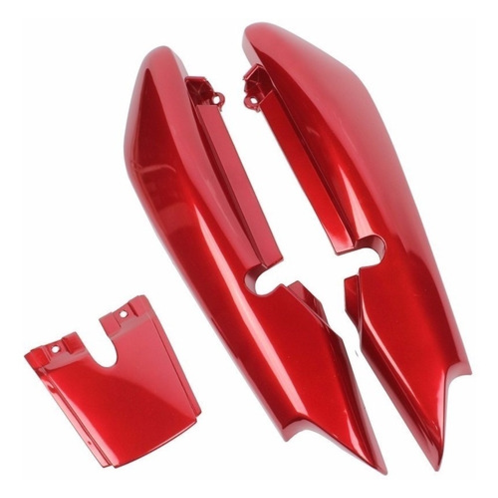 Rabeta Moto Yamaha Ybr 125 Vermelha 2005 2006 2007 2008 Carenagem Modelo Original Vermelho