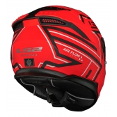 Capacete Moto Fechado Ls2 Ff808 Stream 2 Maze Esportivo C/ Óculos Interno Lançamento C/ Selo Inmetro - Vermelho Preto
