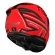 Capacete Moto Fechado Ls2 Ff808 Stream 2 Maze Esportivo C/ Óculos Interno Lançamento C/ Selo Inmetro - Vermelho Preto
