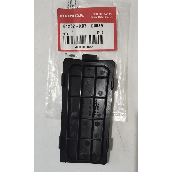 Tampa Protetor Número Chassi Moto Elite 125 2025 2026 Original Honda 81252K0YD00ZA
