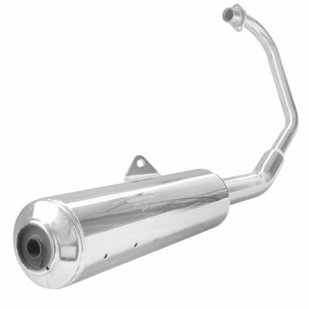 Escapamento Escape Moto Cbx 200 Strada Modelo Original Cromado Fortuna