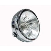 Farol Bloco Óptico Completo Suzuki Intruder 125 Mod Original Cromado