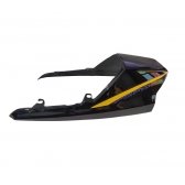 Rabeta Moto Rd 135 Rd 125 C/ Adesivo 1995 Carenagem Traseira Pintada Modelo Original Preta - Paramotos
