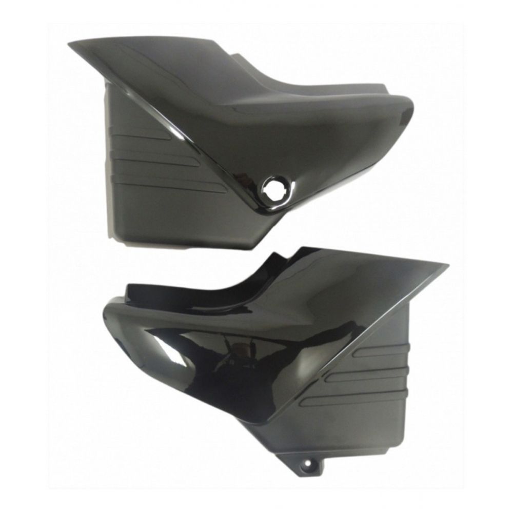 Tampa Lateral Moto Ybr 125 Preta 2002 2003 2004 2005 2006 2007 2008 Carenagem Mod Original Preto - Tork