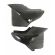 Tampa Lateral Moto Ybr 125 Preta 2002 2003 2004 2005 2006 2007 2008 Carenagem Mod Original Preto - Tork