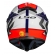 Capacete Moto Esportivo Fechado Ls2 Ff358 Classic Speedy Branco Roxo Laranja C/ Selo Inmetro
