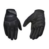 Luva X11 Fit X Moto Cross Trilha Bike Downhill Air Soft Com Função Touch Screen - Preto