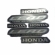 Kit Adesivos Faixas Honda Lead 110 2009 2010 Jogo Adesivo Moto - Preta