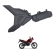 Tampa Lateral Esquerda Inferior Moto Xre Sahara 300 2024 2025 Original Honda 83601K3HB00 - Preto