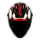 Capacete Moto Fechado Ls2 Ff358 Classic Draze Branco Preto Vermelho C/ Selo Inmetro Lançamento