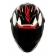 Capacete Moto Fechado Ls2 Ff358 Classic Draze Branco Preto Vermelho C/ Selo Inmetro Lançamento