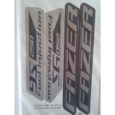 Kit Adesivos Fazer 250 Ys250 Roxa 2012 Jogo Adesivo