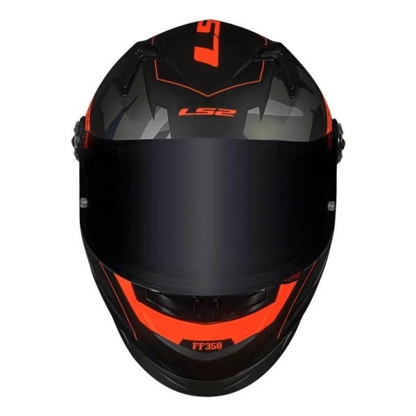 Capacete Moto Fechado Ls2 Ff358 Classic Tank Camuflado Preto Esportivo C/ Selo Inmetro Masculino Feminino