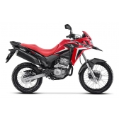 Par Rabeta Carenagem Tampa Lateral Moto Xre 300 Rally 2020 2021 2022 2023 Vermelha Modelo Original - Preta
