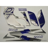 Kit Adesivos Faixa Dt 200r Dt 200 R Azul 1998 Jogo Adesivo