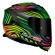Capacete Moto Fechado Ls2 Ff800 Storm Power Arco Iris Preto Rainbow C/ Óculos Interno C/ Selo Inmetro