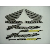 Kit Adesivos Faixa Cb 600 Hornet Preta 2006 Jogo Adesivo