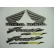 Kit Adesivos Faixa Cb 600 Hornet Preta 2006 Jogo Adesivo
