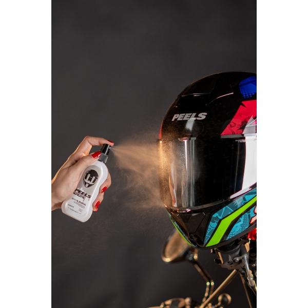 Kit Para Manutenção Limpeza Viseira Capacete E Anti Odor Peels Guardian 3x1