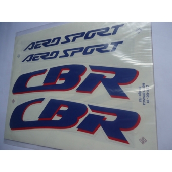 Kit Adesivos Faixa Cbr 450 Branca 1991 Jogo Decalque Adesivo