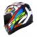 Capacete Moto Fechado Ls2 Ff358 Classic Xdron Neon Branco Laranja Esportivo C/ Selo Inmetro