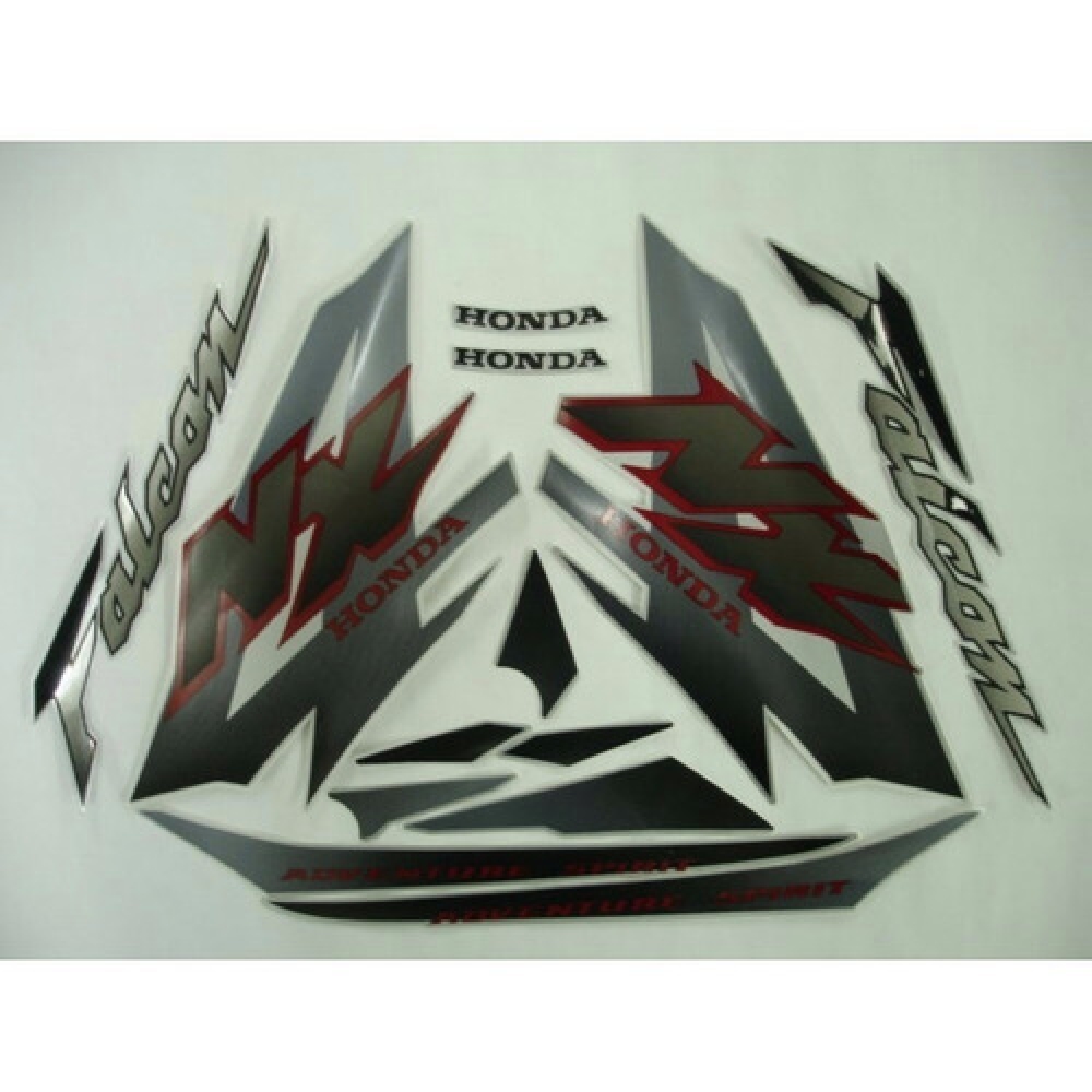 Kit Adesivos Faixa Nx 400 Falcon Prata 2000 Jogo Adesivo