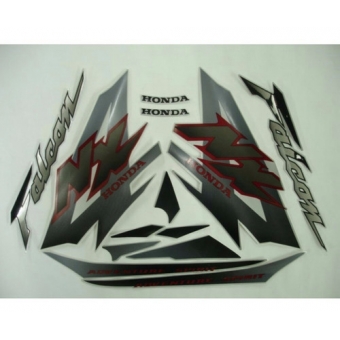 Kit Adesivos Faixa Nx 400 Falcon Prata 2000 Jogo Adesivo