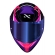 Capacete Moto Feminino Norisk Flow Pulse Roxo Rosa C/ Spoiler + Viseira Extra Lançamento