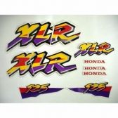Kit Adesivos Faixa Xlr125 Xlr 125 1997 Branca Jogo Adesivo