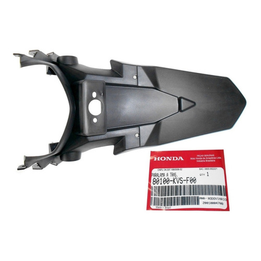 Paralama Suporte Placa Traseiro Moto Cg Titan Fan 150 2014 2015 Fan 125 2014 2015 2016 2017 Original Honda