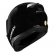 Capacete Moto Esportivo Fechado Norisk Razor Monocolor Solid Preto C/ Selo Inmetro - Brilho