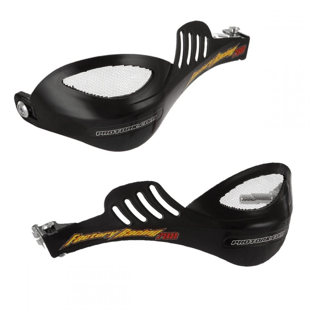 Protetor Mão Manete 788 Pro Tork P/ Guidão Ferro 22 mm Uso Urbano Moto Cross Trilha - Preto