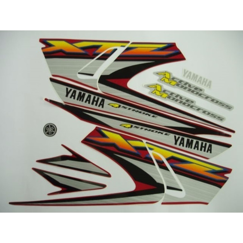 Kit Adesivos Yamaha Xtz 125 2004 Vermelha Jogo Adesivo