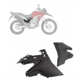 Par Carenagem Lateral Inferior Moto xRE 300 2009 2010 2011 2012 Sub Tampa Preta Modelo Original