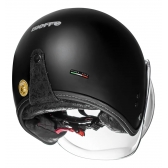 Capacete Aberto Custom Bieffe B45 B-45 Classic Harley Old School Vintage Cafe Racer C/ Selo Inmetro - Preto Fosco
