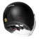 Capacete Aberto Custom Bieffe B45 B-45 Classic Harley Old School Vintage Cafe Racer C/ Selo Inmetro - Preto Fosco