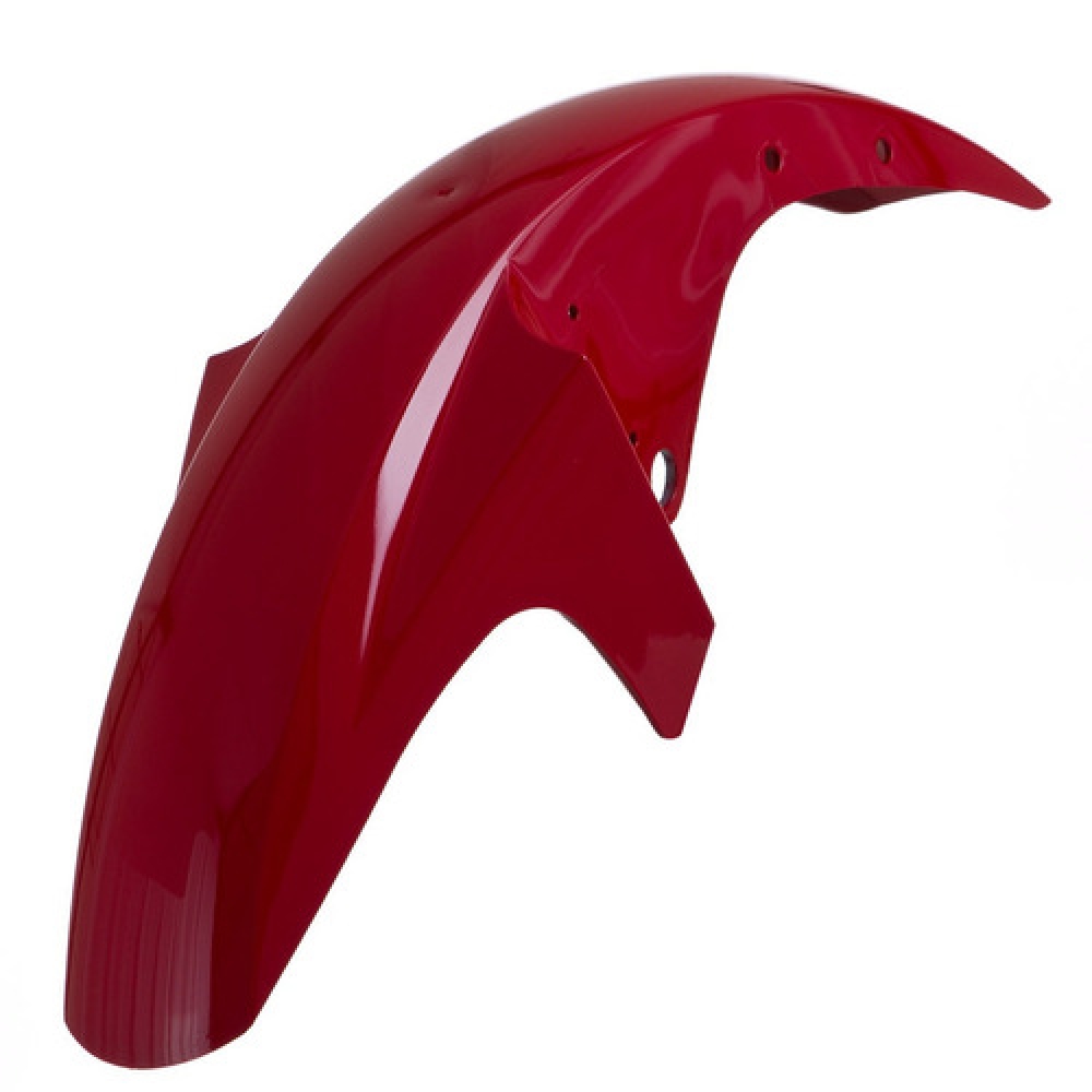 Paralama Dianteiro Ybr 125 2005 2006 2007 2008 Vermelha Mod Original Vermelho