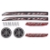 Kit Adesivos Ybr 125 Factor Vermelha 2009 Jogo Adesivo