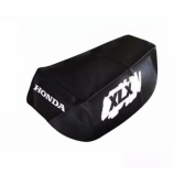 Capa De Banco Moto Honda Xlx 250 1982 até 1992 Modelo Original PretaC/ Escrita - Preto