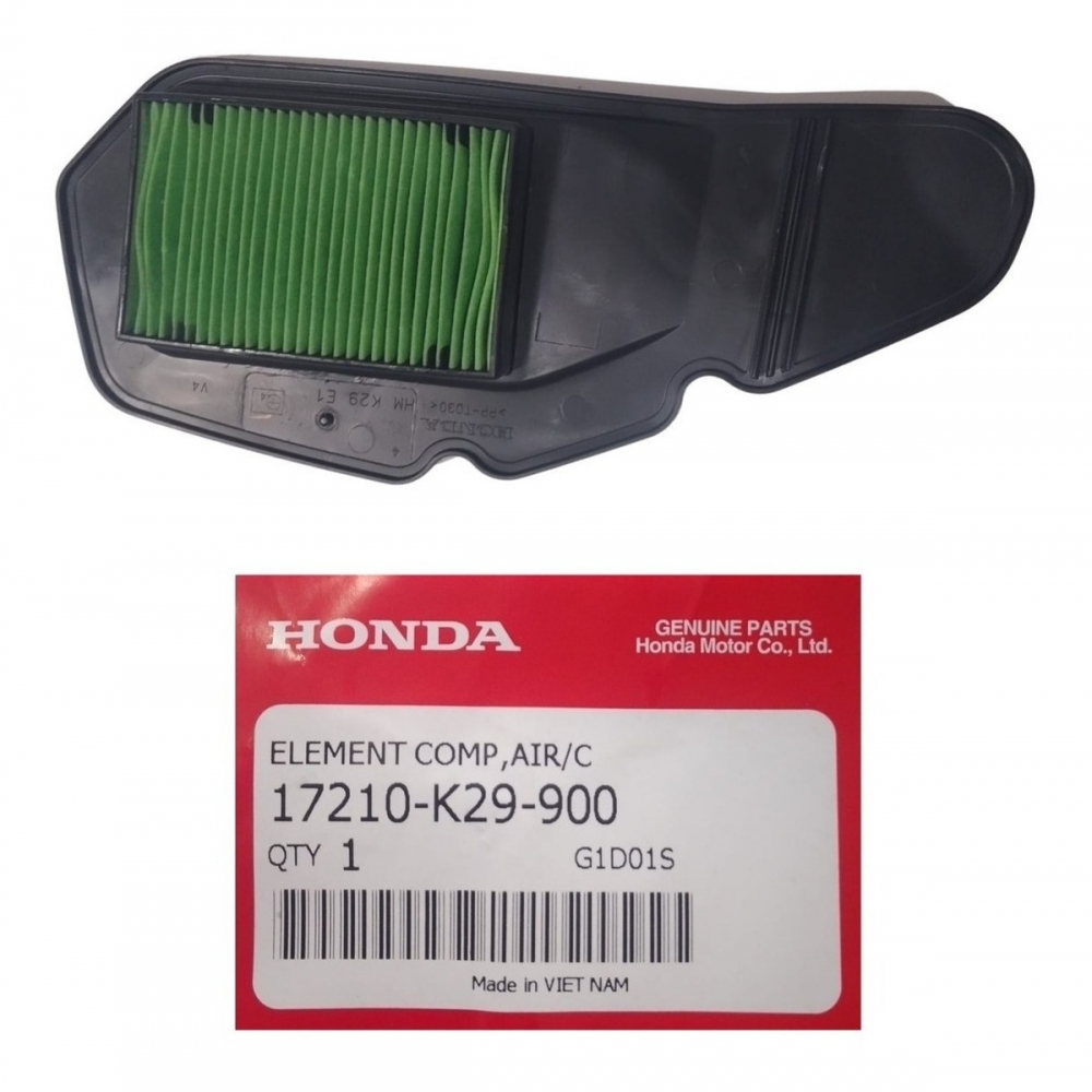 Filtro De Ar Moto Pcx 150 Pcx150 2016 2017 2018 Original Honda