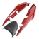 Rabeta Completa Moto Cg Fan 150 2009 2010 Vermelha Mod Original - Vermelho