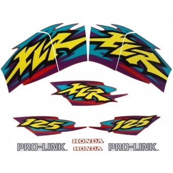 Kit Adesivos Faixa Moto Xlr 125 Vermelha 1999 ( Jogo Adesivo )