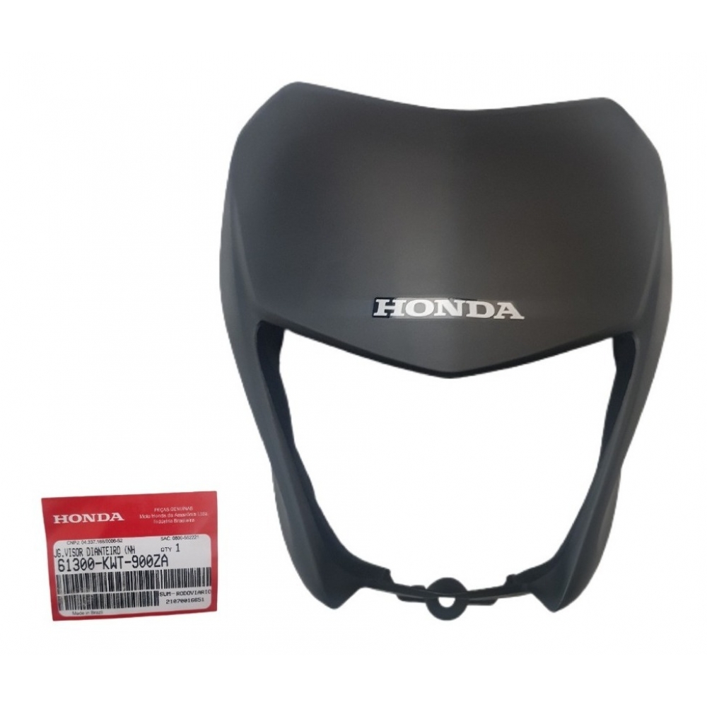 Mascara Frontal Do Farol Xre300 Xre 300 2009 2010 2011 2012 2013 2014 2015 Carcaça Preta Original Honda - Preto