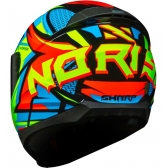 Capacete Moto Esportivo Fechado Norisk Razor Sharp Laranja Amarelo Azul C/ Selo Inmetro - Lançamento