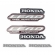 Kit Adesivos Faixas Honda Lead 110 2012 Jogo Adesivo Moto - Vermelha