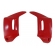 Aba Aleta Lateral Tanque Xr 200 Xr200 2001 2002 Vermelha Carenagem - Par - Vermelho