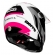 Capacete Moto Feminino Bieffe 3 Sport React Cross Trilha Branco Rosa C/ Selo Inmetro Lançamento