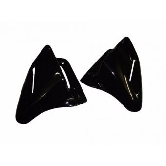 Carenagem Aba Lateral Tanque Moto Honda Cbx 200 Strada Preta  Modelo Original