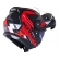 Capacete Moto Robocop Escamoteável Norisk Route FF345 Speedmax Articulado C/ Óculos E Selo Inmetro - Preto Vermelho Fosco